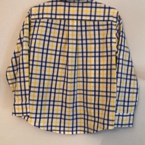 Janie and Jack long sleeved button down shirt - Picture 3 of 4
